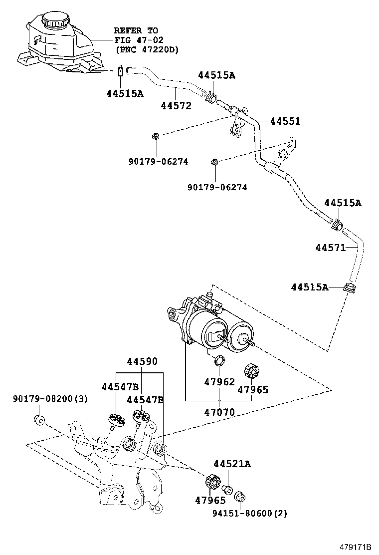 44050-48570 ACTUATOR ASSY, BRAKE product image