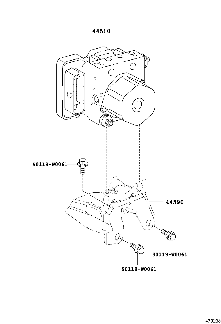 44050-0H050 ACTUATOR ASSY, BRAKE product image