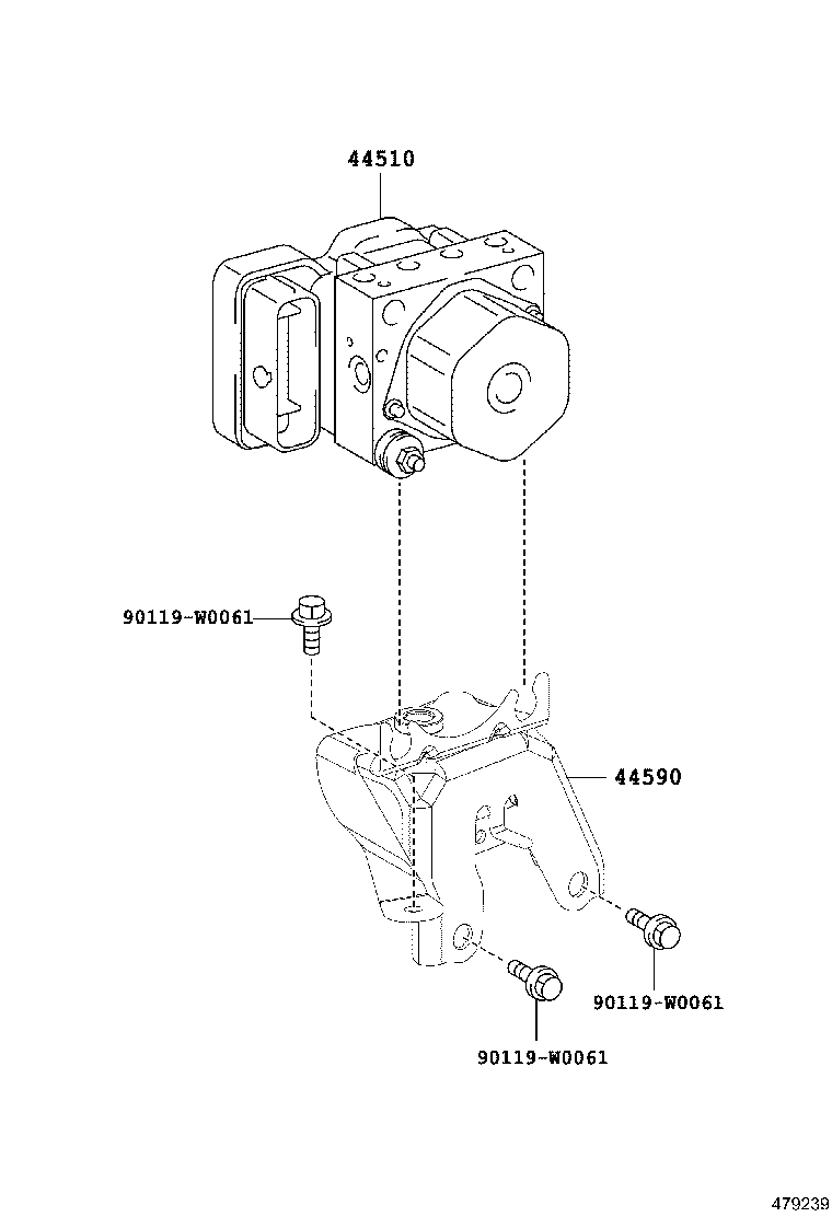 44050-0H050 ACTUATOR ASSY, BRAKE product image