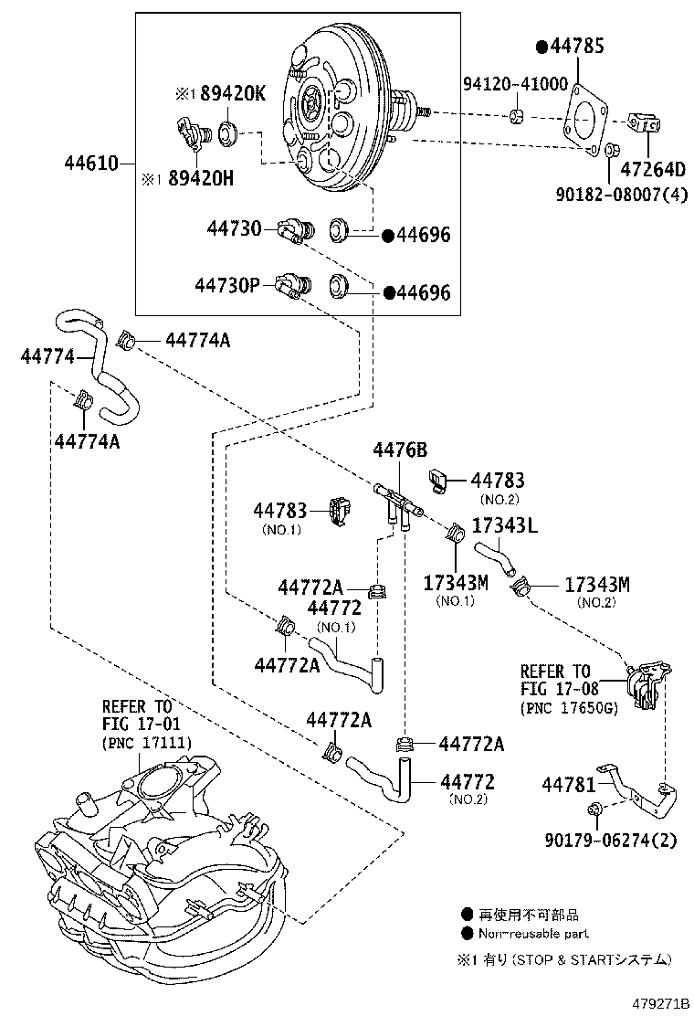 44610-52F70 BOOSTER ASSY, BRAKE product image