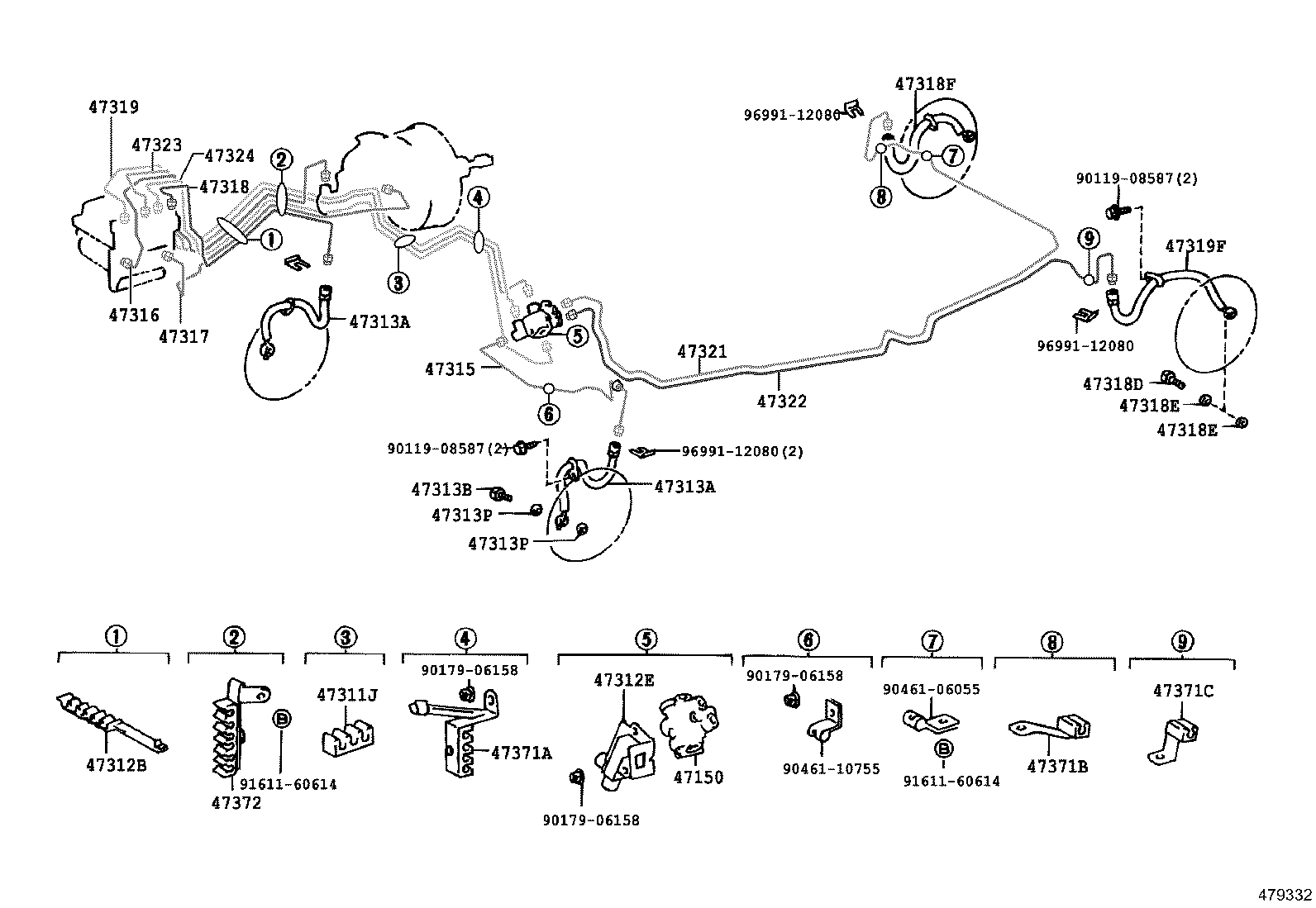 44510-07010 ACTUATOR ASSY, BRAKE product image