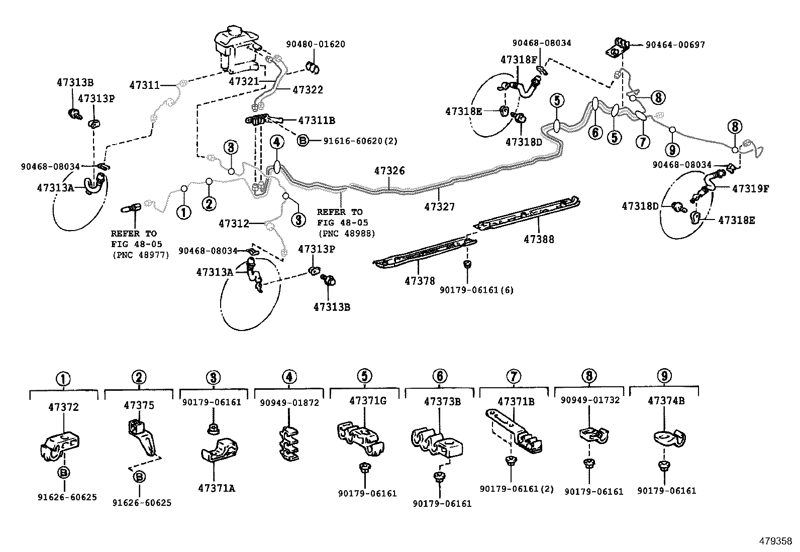 44590-30050 BRACKET ASSY, BRAKE ACTUATOR product image