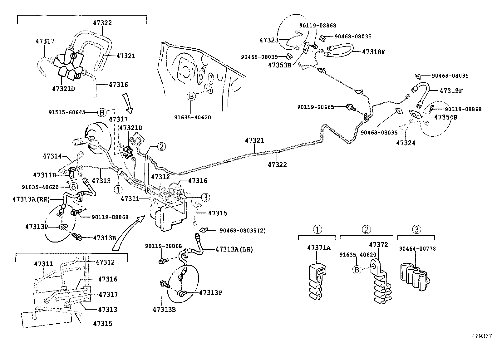 44050-52120 ACTUATOR ASSY, BRAKE product image