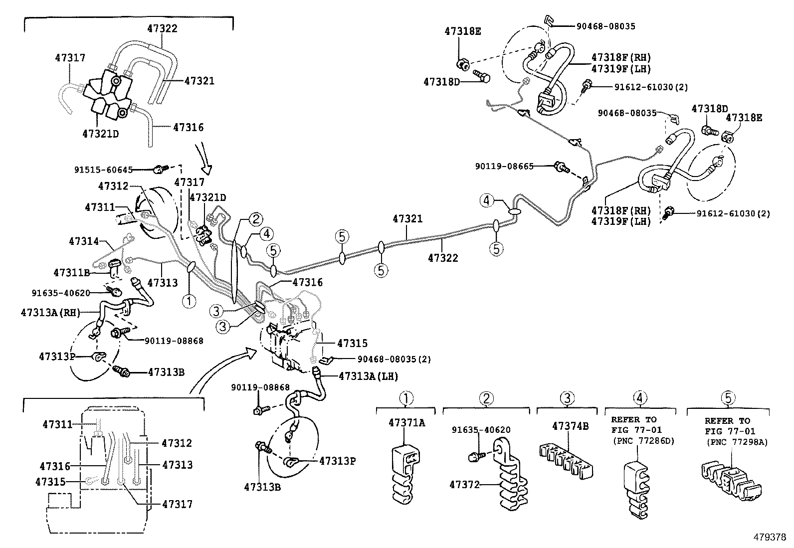 44050-52120 ACTUATOR ASSY, BRAKE product image