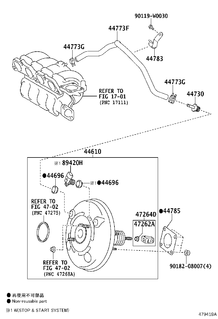 4476B-48010 EJECTOR, BRAKE BOOSTER VACUUM product image