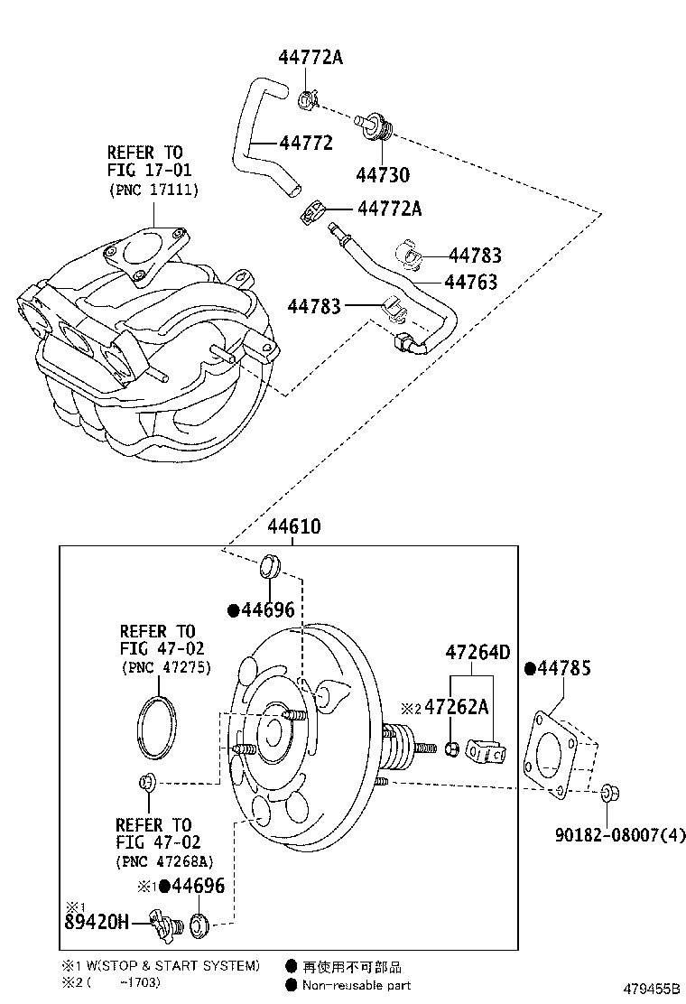 4476B-48010 EJECTOR, BRAKE BOOSTER VACUUM product image
