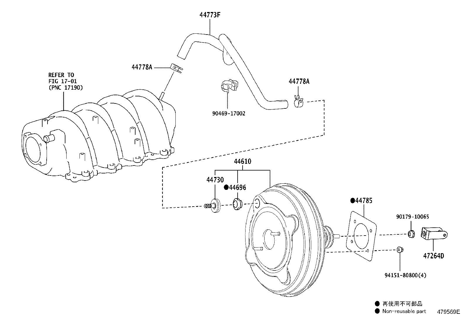 44610-24280 BOOSTER ASSY, BRAKE product image