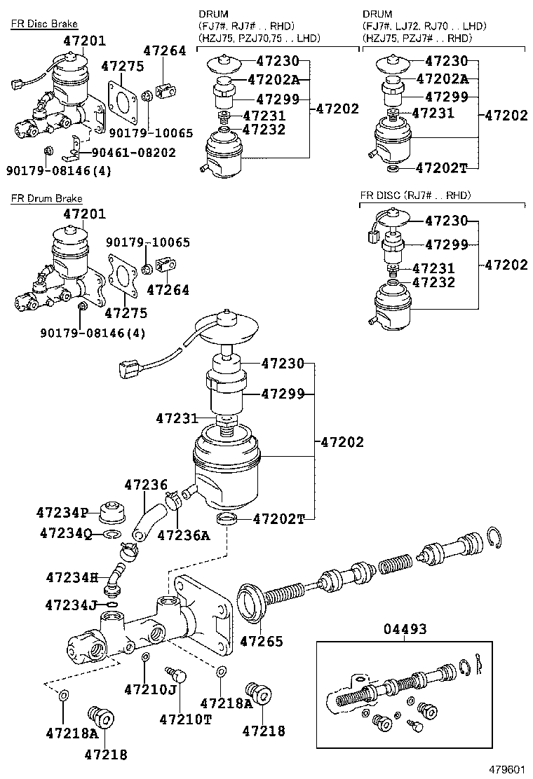 47202-60180 RESERVOIR SUB-ASSY, BRAKE MASTER CYLINDER product image
