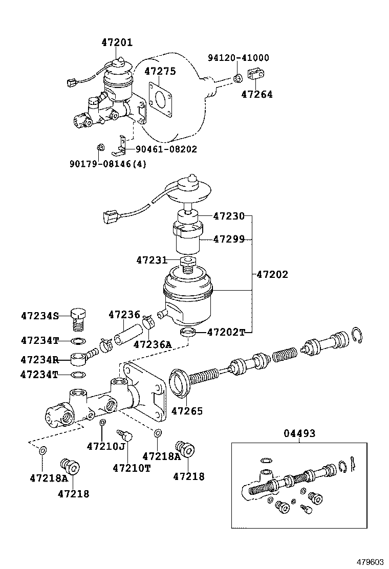 47220-35010 RESERVOIR SUB-ASSY, BRAKE MASTER CYLINDER product image