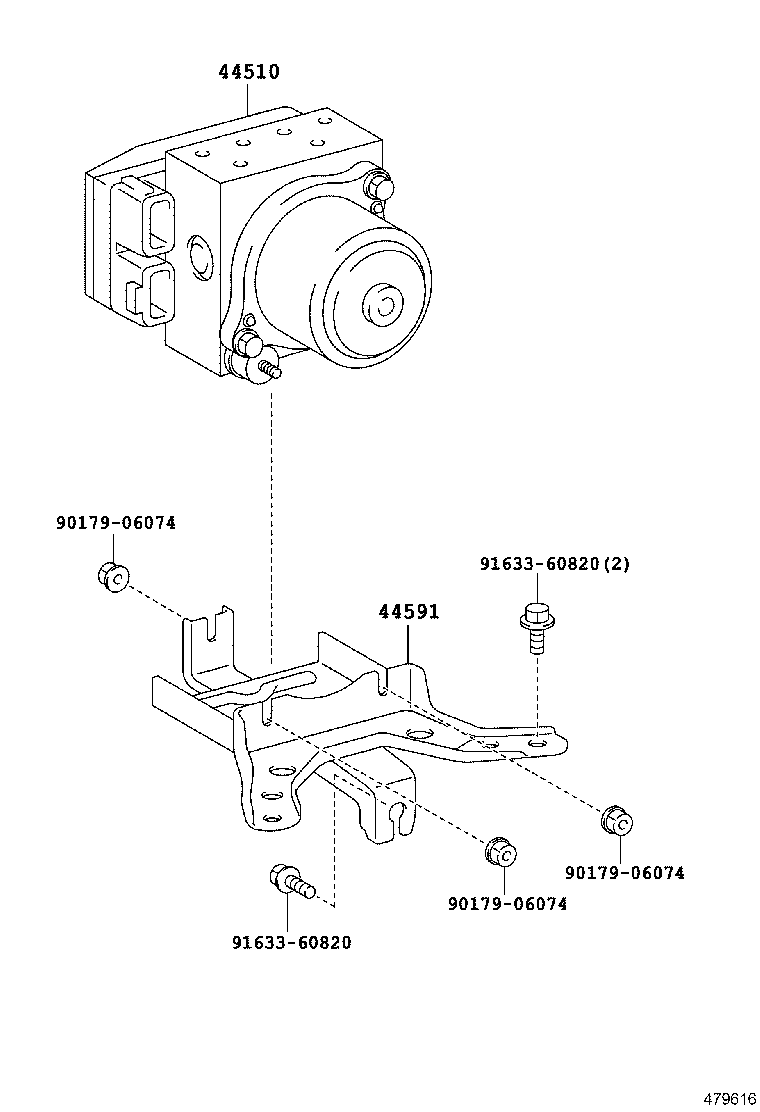 47315-21050 TUBE, FRONT BRAKE, NO.5 product image