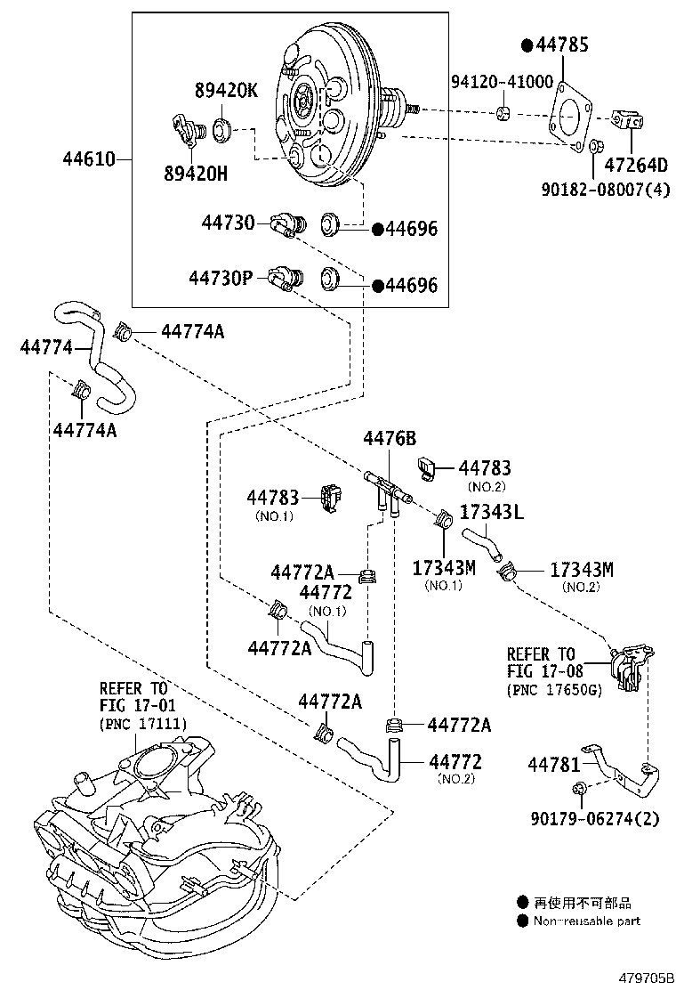 44610-52F70 BOOSTER ASSY, BRAKE product image
