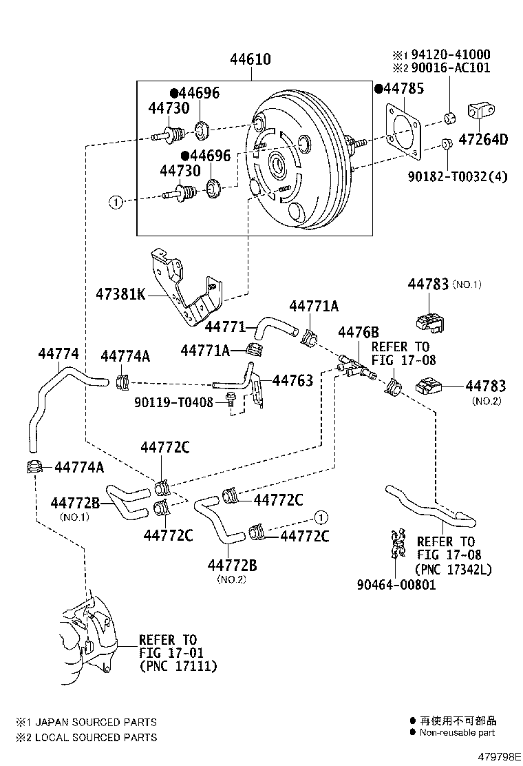 44610-0K640 BOOSTER ASSY, BRAKE product image