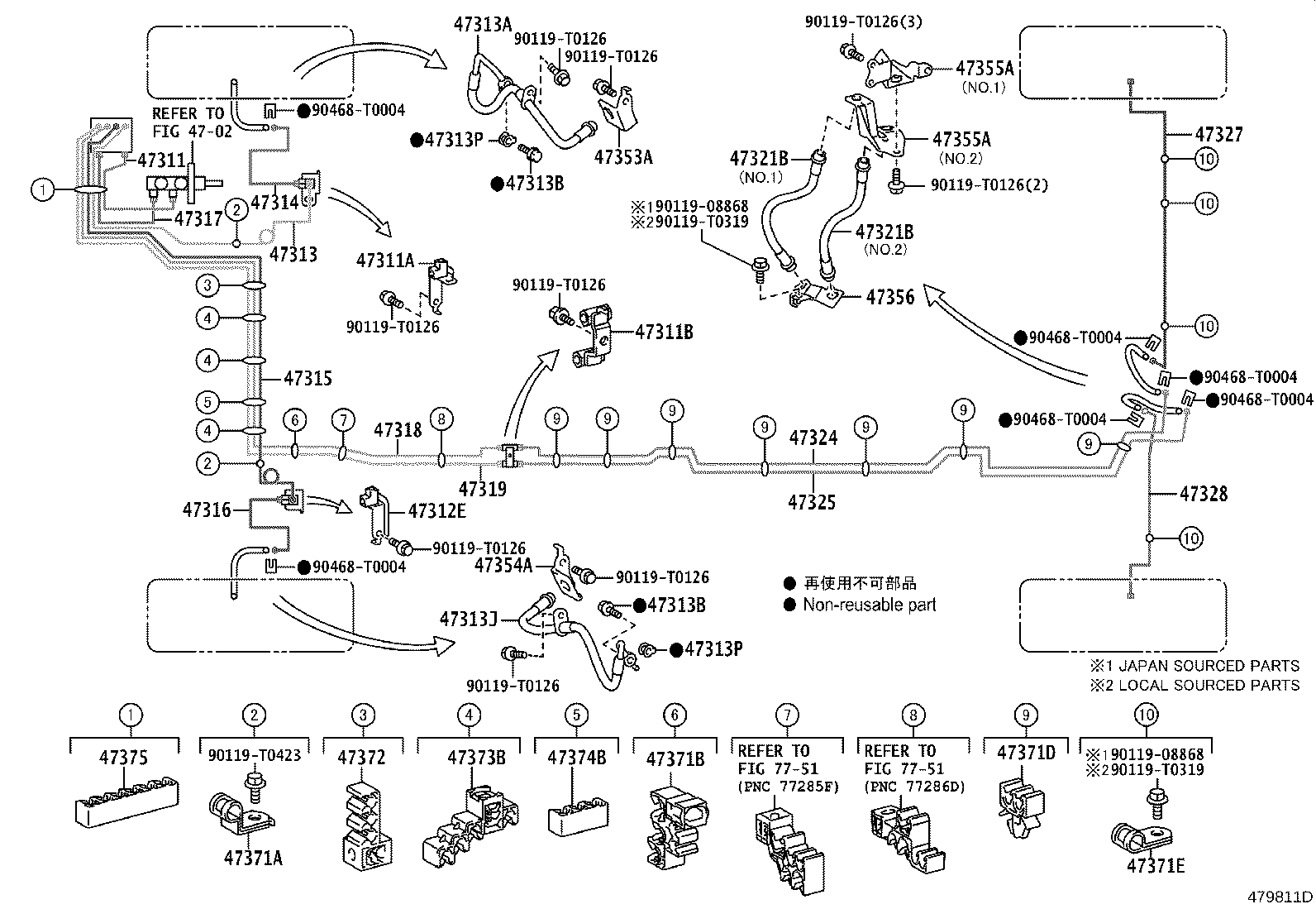 44050-0K010 ACTUATOR ASSY, BRAKE product image