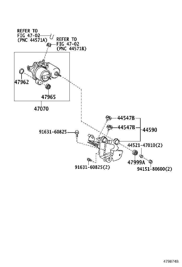 44050-52M30 ACTUATOR ASSY, BRAKE product image