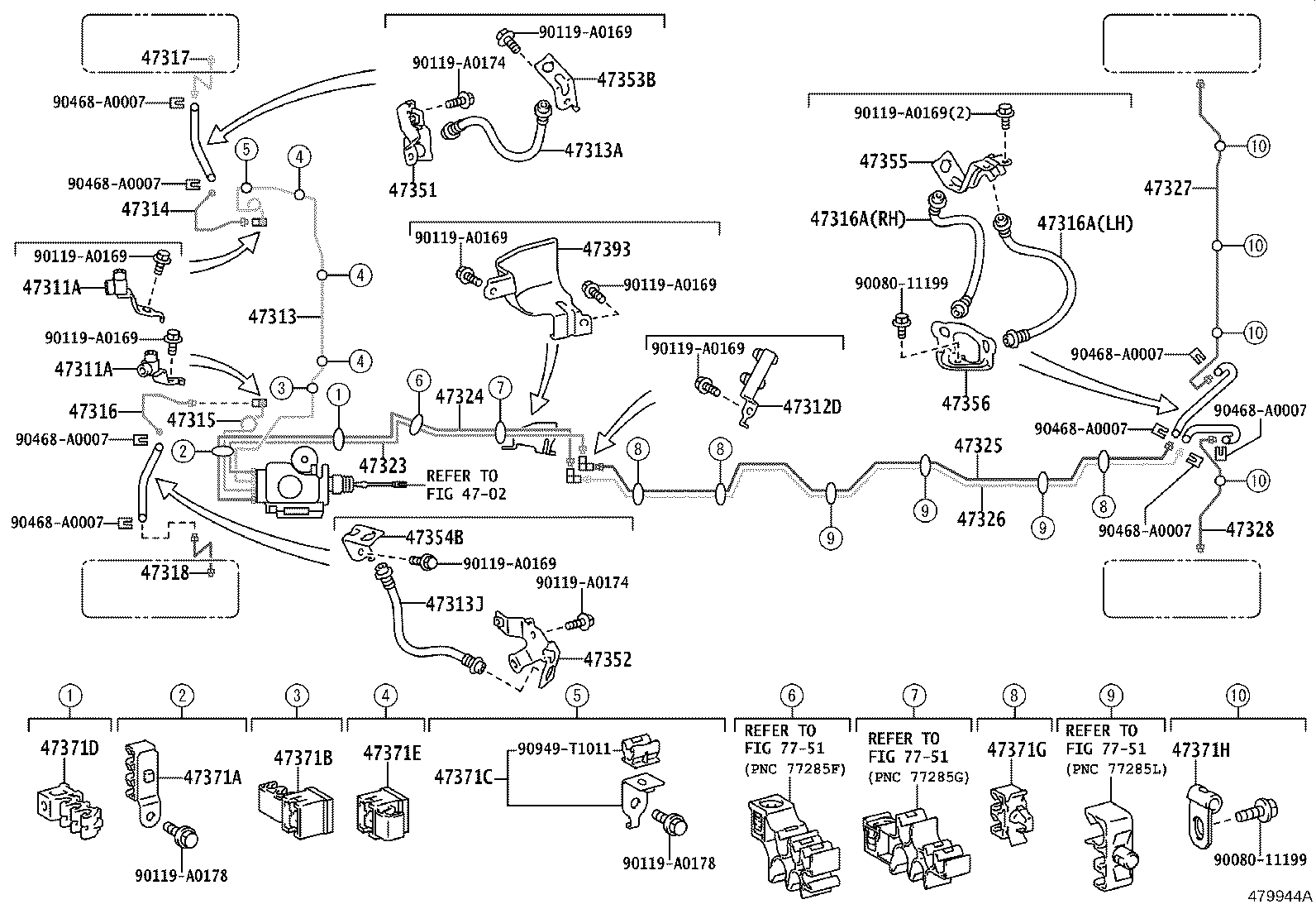 44050-04094 ACTUATOR ASSY, BRAKE product image