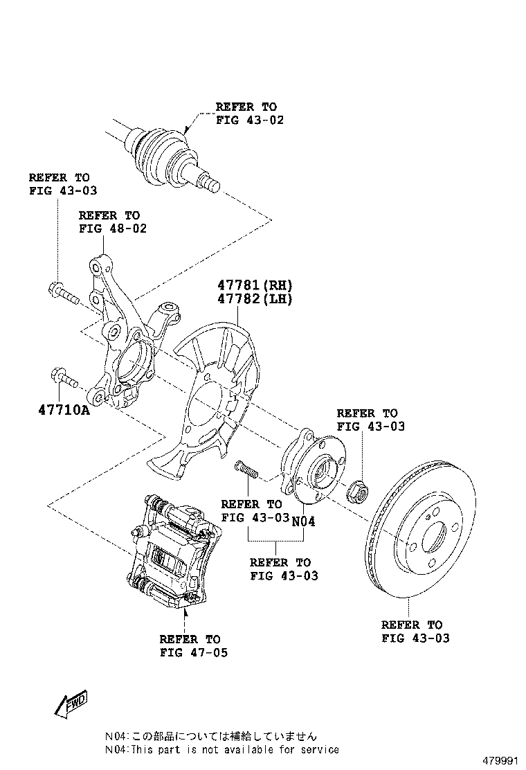 04465-WB001 PAD KIT, DISC BRAKE, FRONT product image