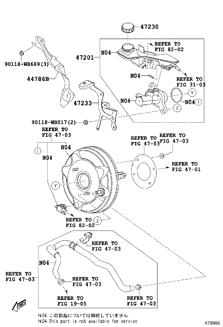 47230-WB002 CAP ASSY, BRAKE MASTER CYLINDER RESERVOIR FILLER product image