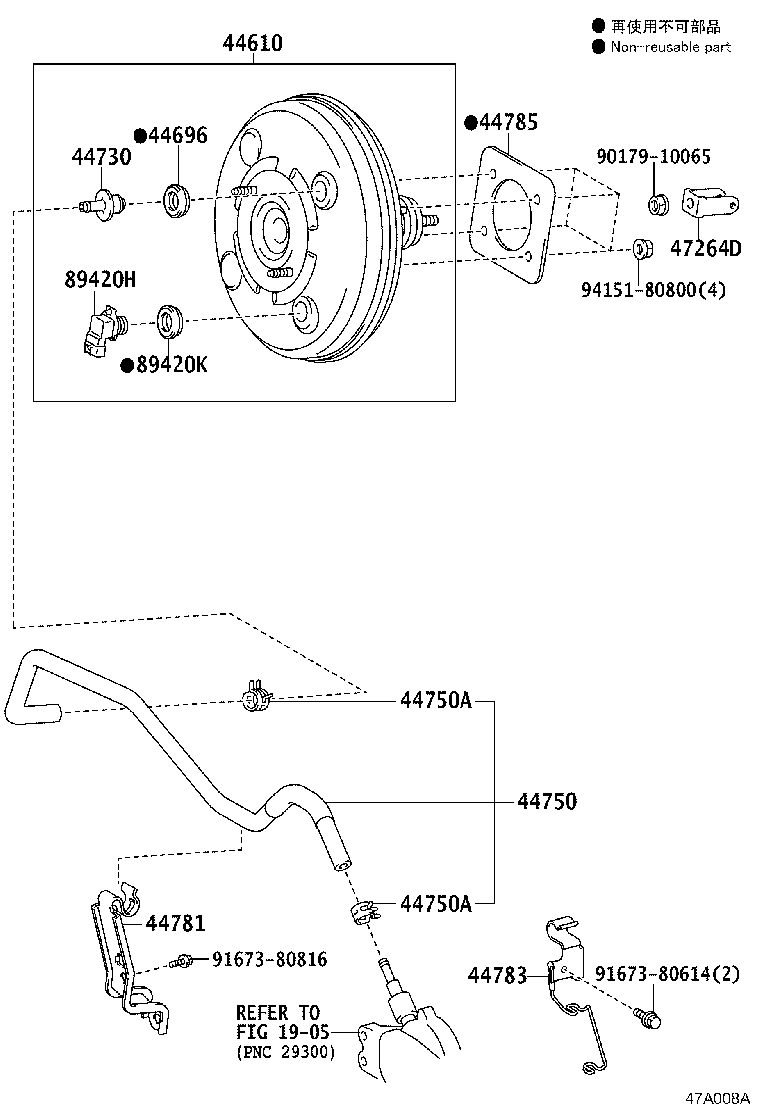 44610-53500 BOOSTER ASSY, BRAKE product image