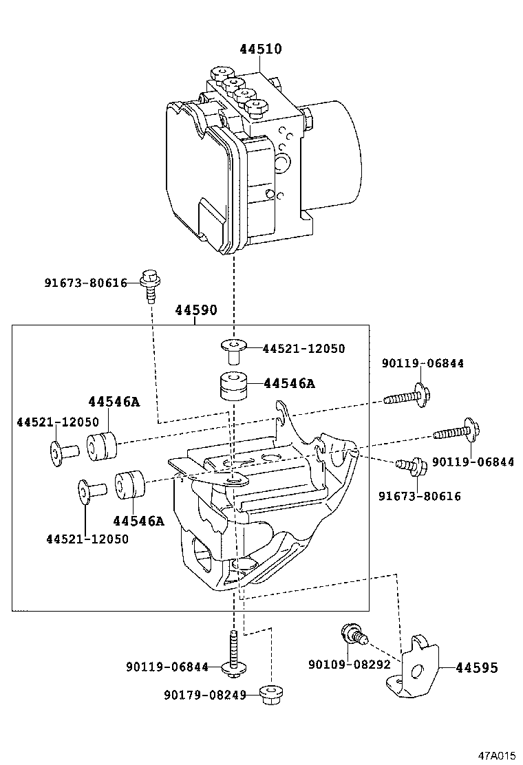44050-30A70 ACTUATOR ASSY, BRAKE product image