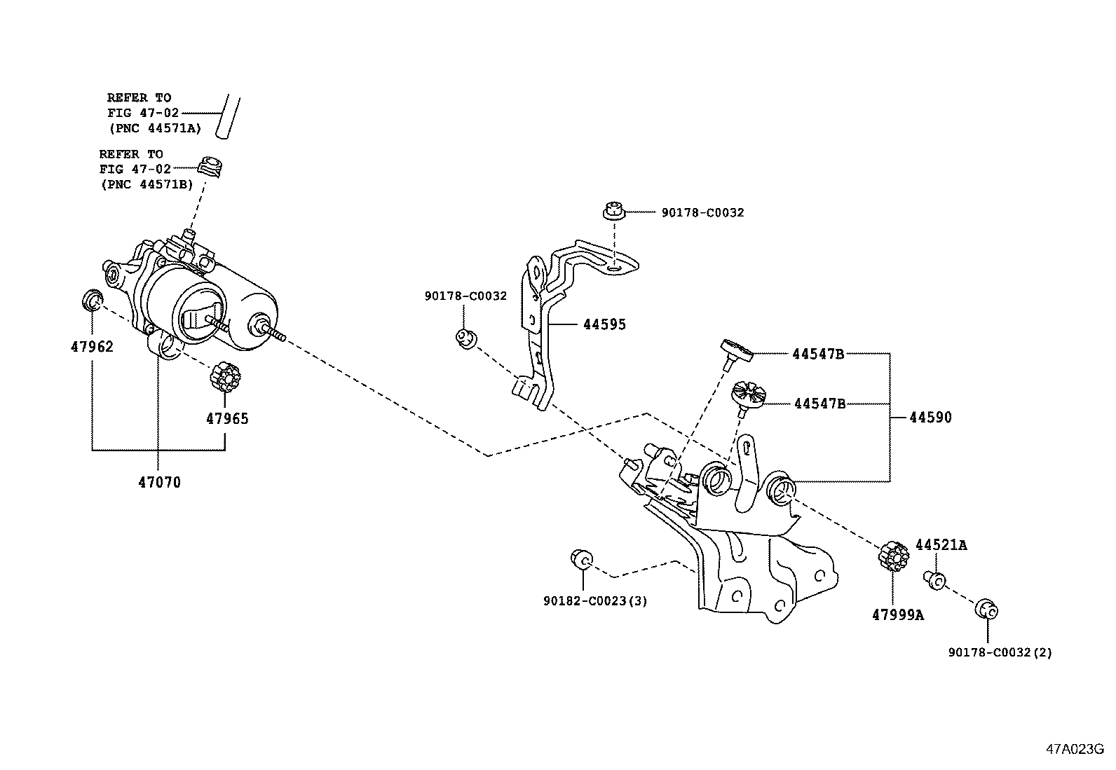 44050-02830 ACTUATOR ASSY, BRAKE product image