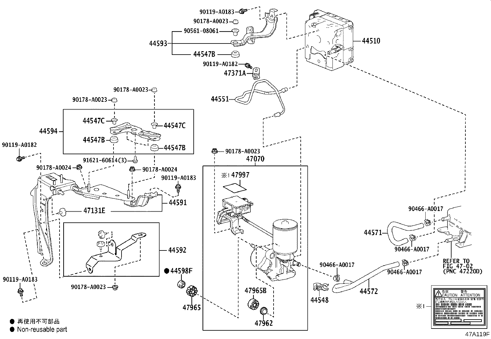 44050-0E290 ACTUATOR ASSY, BRAKE product image