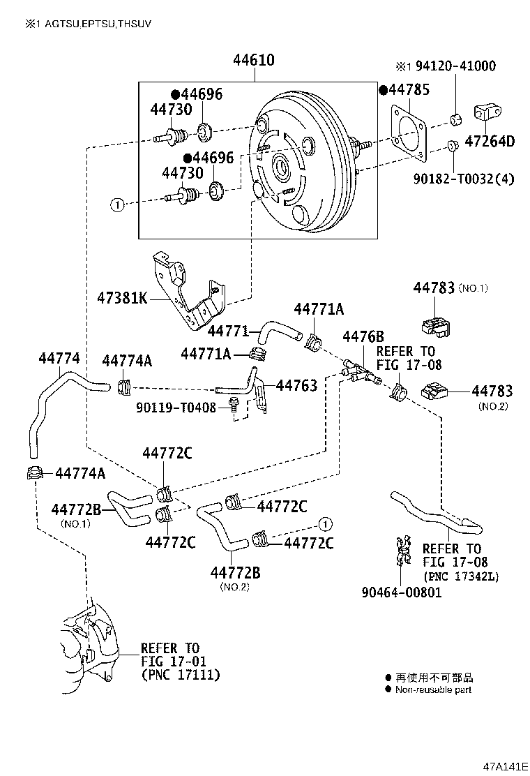 44610-71020 BOOSTER ASSY, BRAKE product image