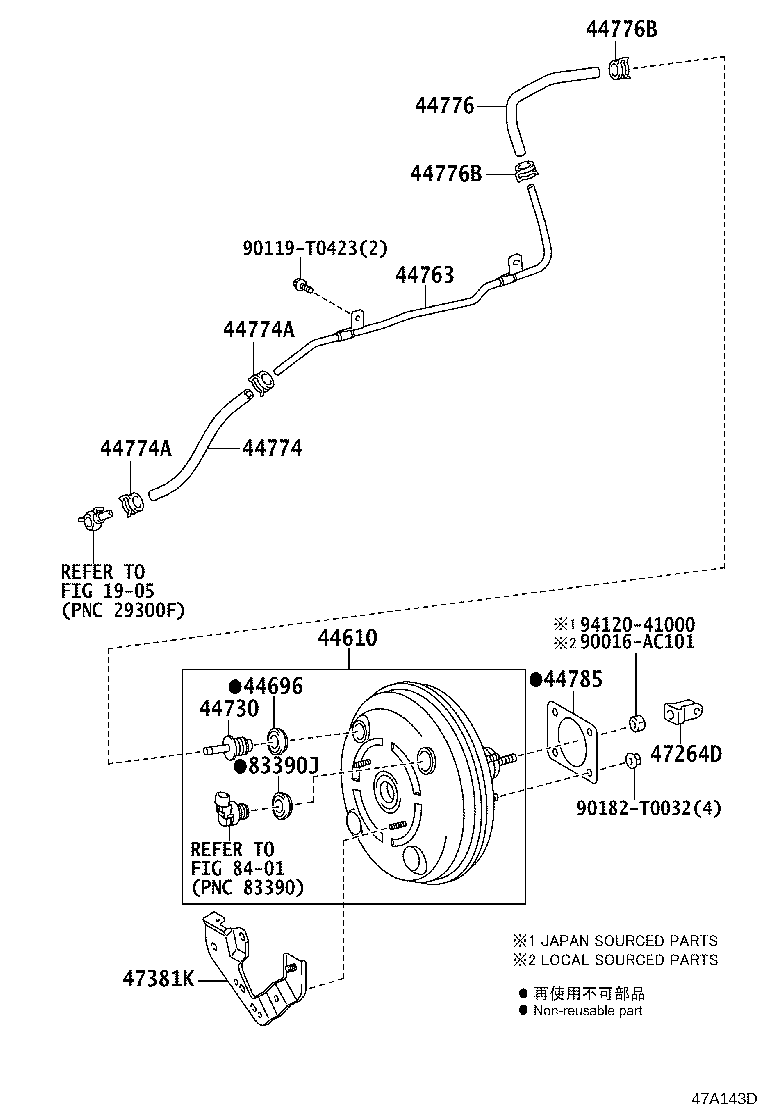 44610-71020 BOOSTER ASSY, BRAKE product image