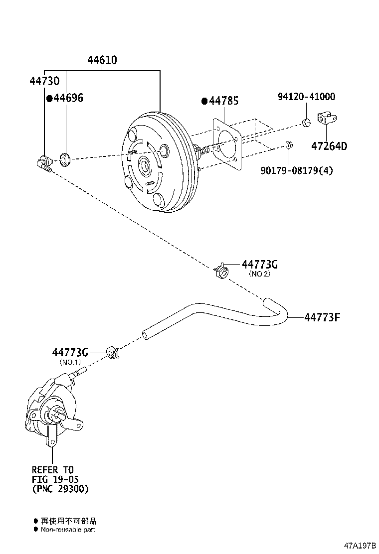 44610-42350 BOOSTER ASSY, BRAKE product image