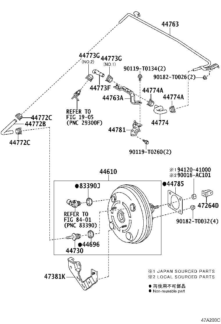 44610-71020 BOOSTER ASSY, BRAKE product image