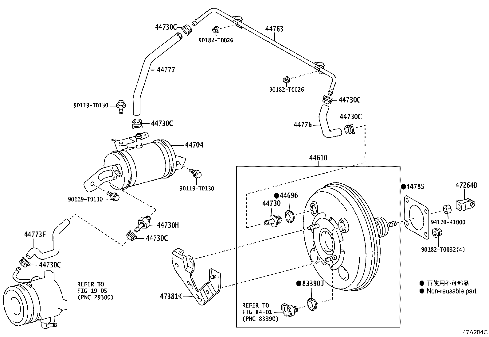 44610-71020 BOOSTER ASSY, BRAKE product image