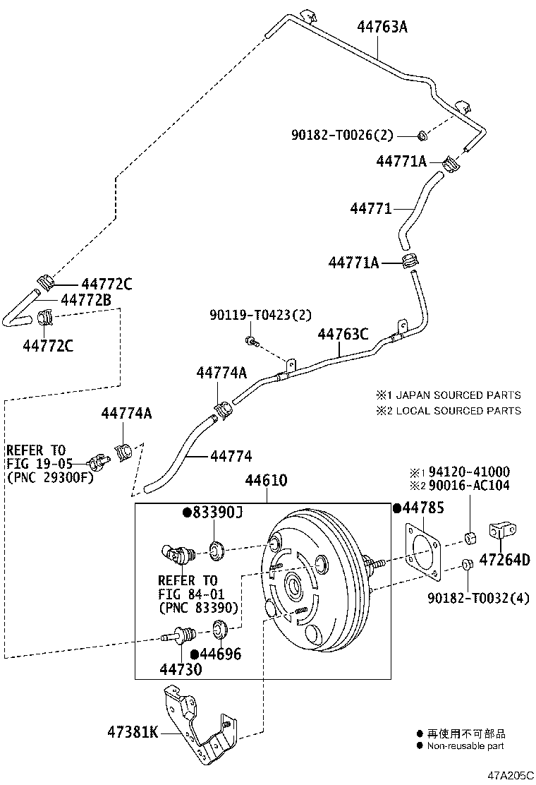 44610-71020 BOOSTER ASSY, BRAKE product image
