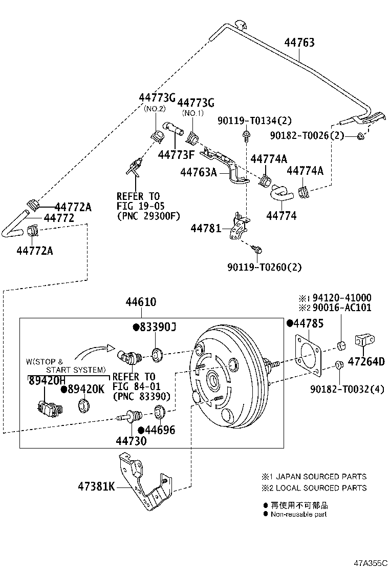 44610-0K640 BOOSTER ASSY, BRAKE product image