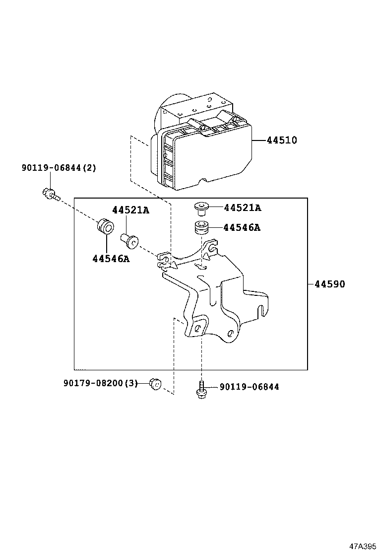 44050-02B30 ACTUATOR ASSY, BRAKE product image
