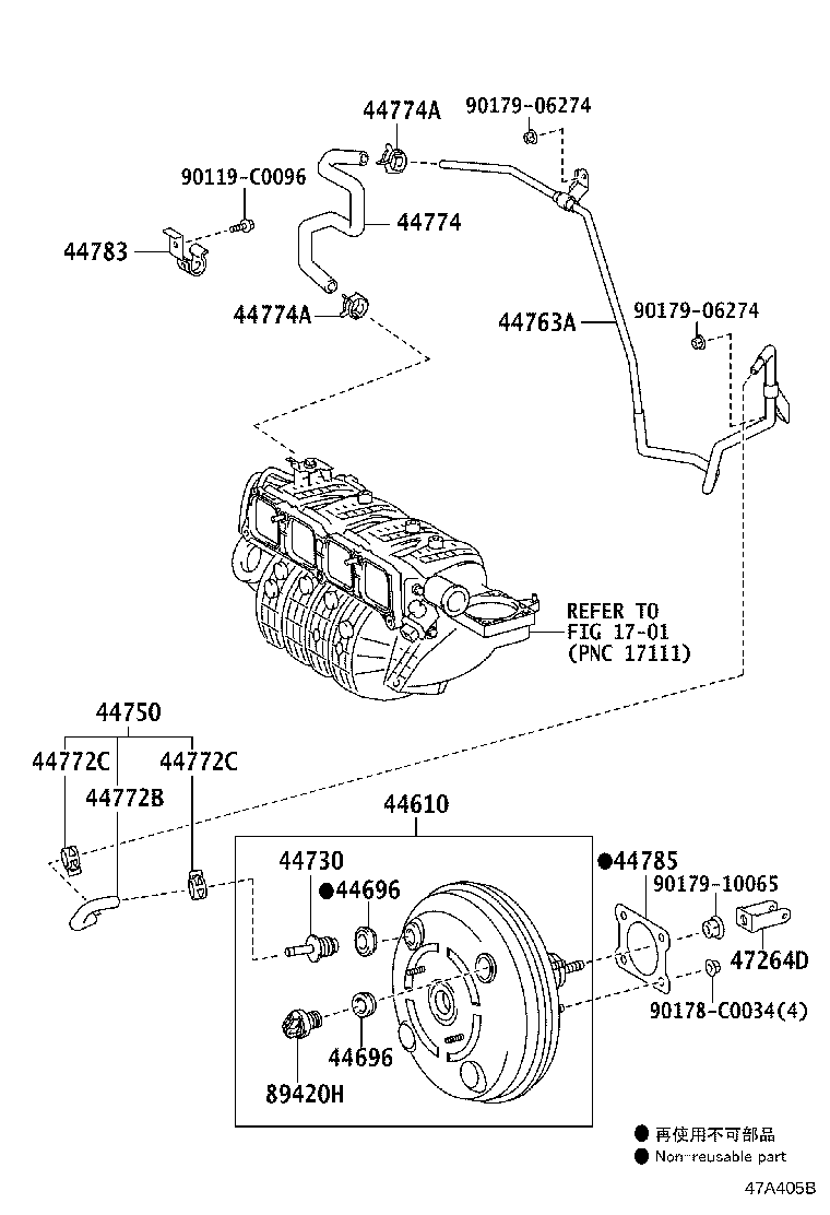 44610-06491 BOOSTER ASSY, BRAKE product image