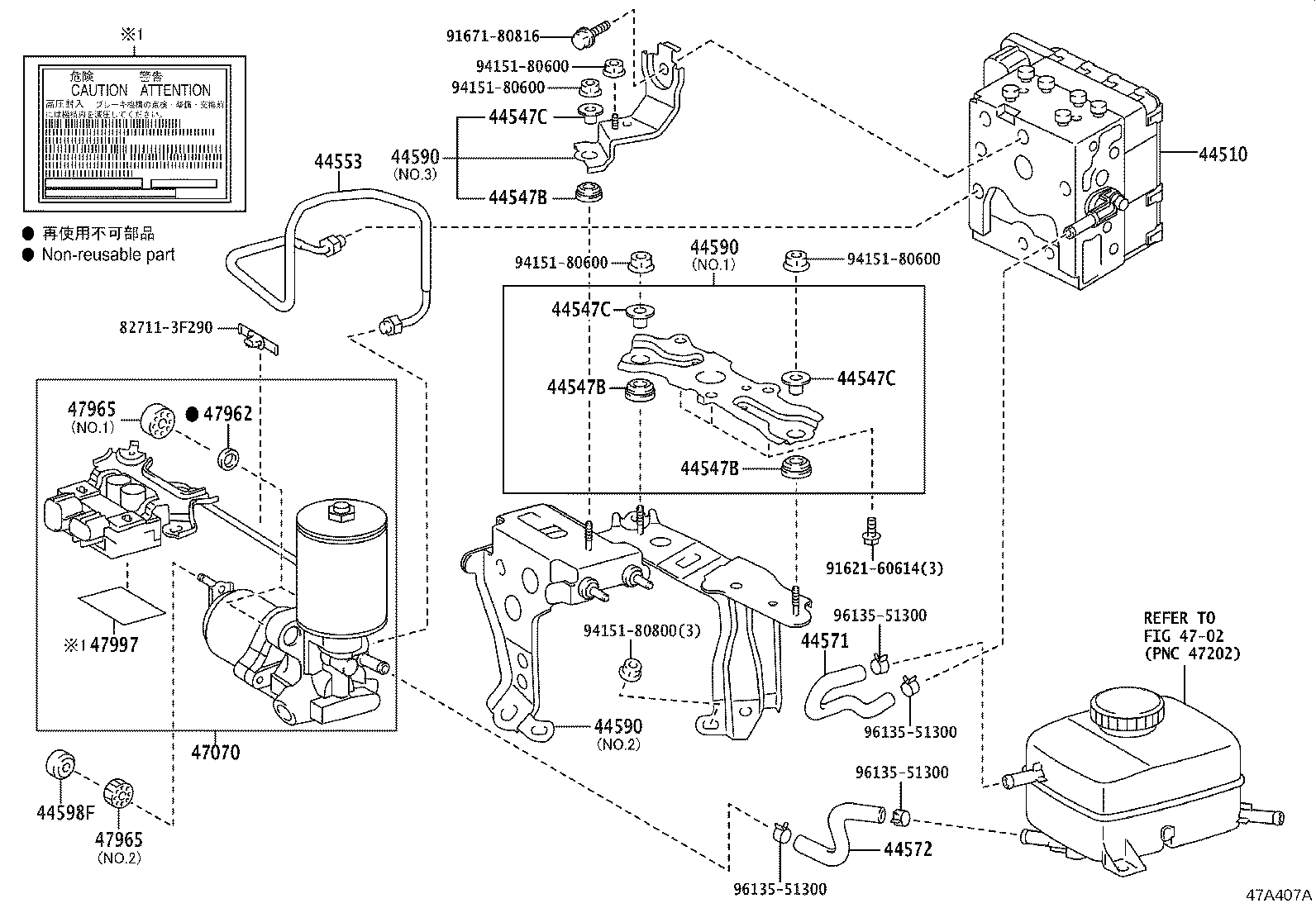 44050-48422 ACTUATOR ASSY, BRAKE product image