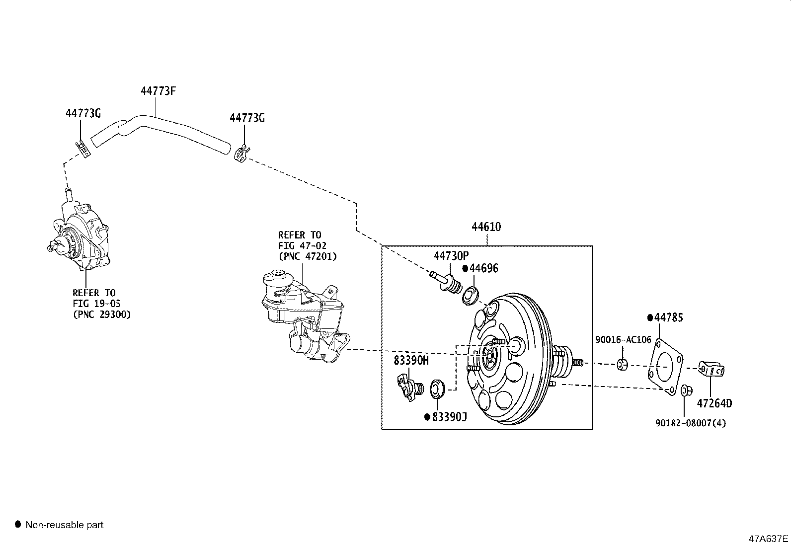 44610-0DA40 BOOSTER ASSY, BRAKE product image