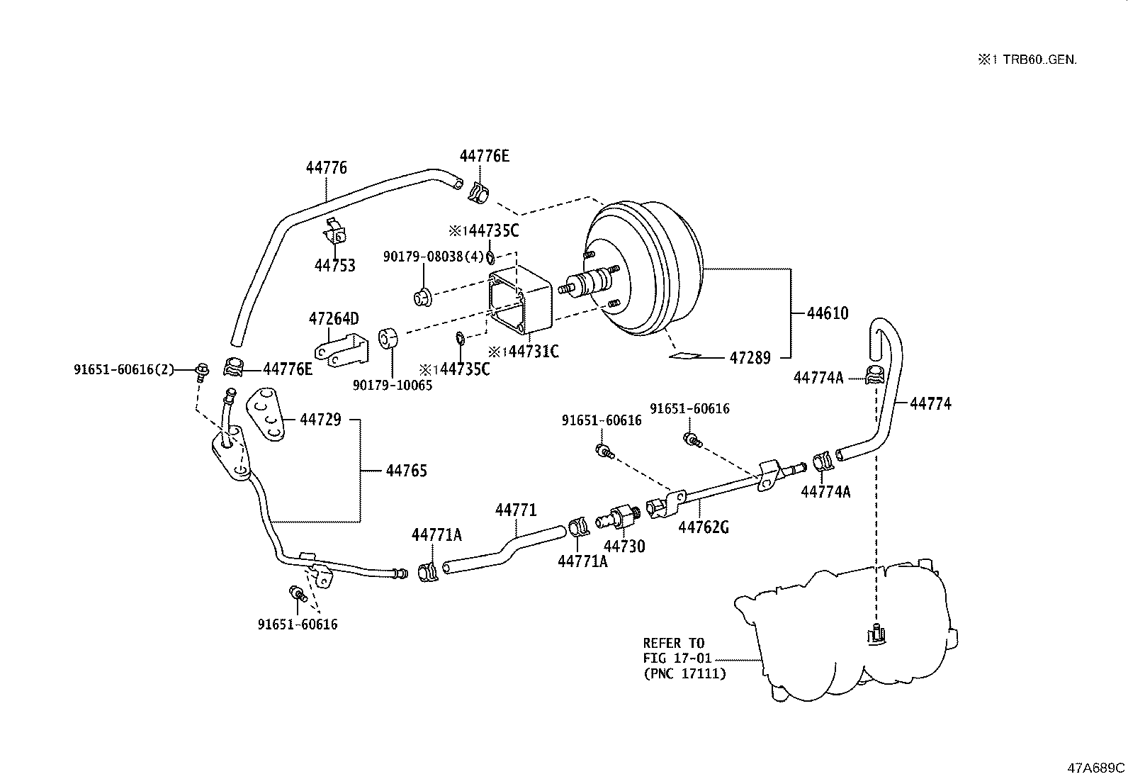 44610-V4040 BOOSTER ASSY, BRAKE product image