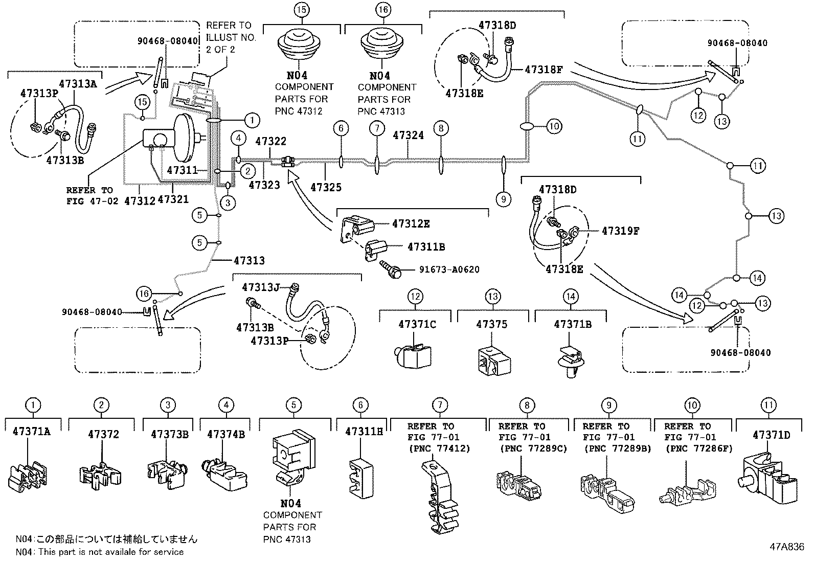 44590-24030 BRACKET ASSY, BRAKE ACTUATOR product image