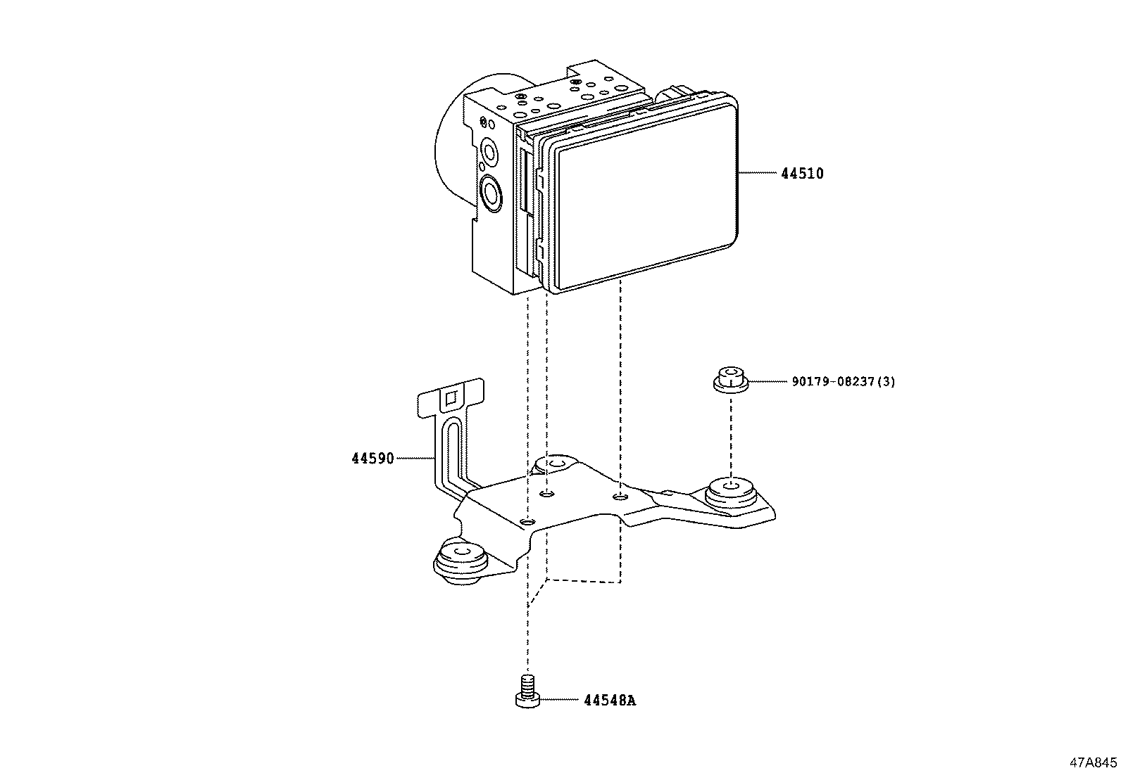44050-0C182 ACTUATOR ASSY, BRAKE product image
