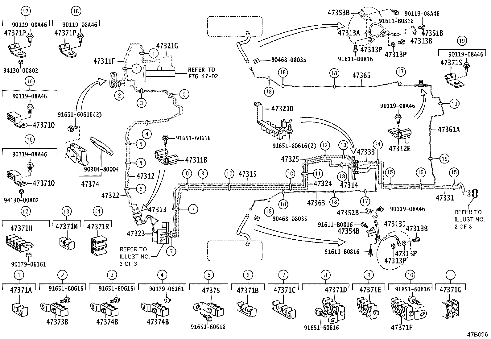44590-36050 BRACKET ASSY, BRAKE ACTUATOR product image