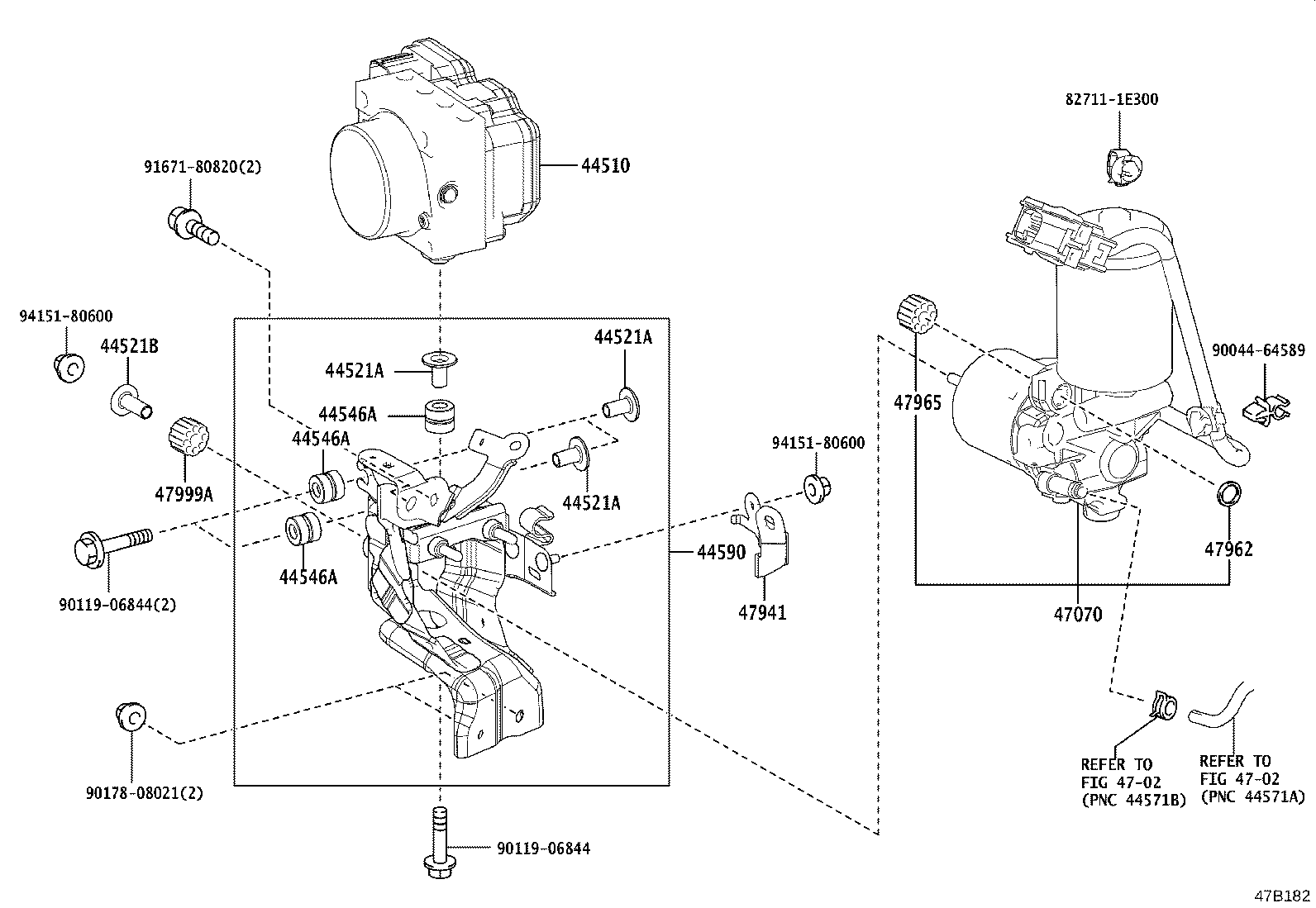 44050-12L31 ACTUATOR ASSY, BRAKE product image