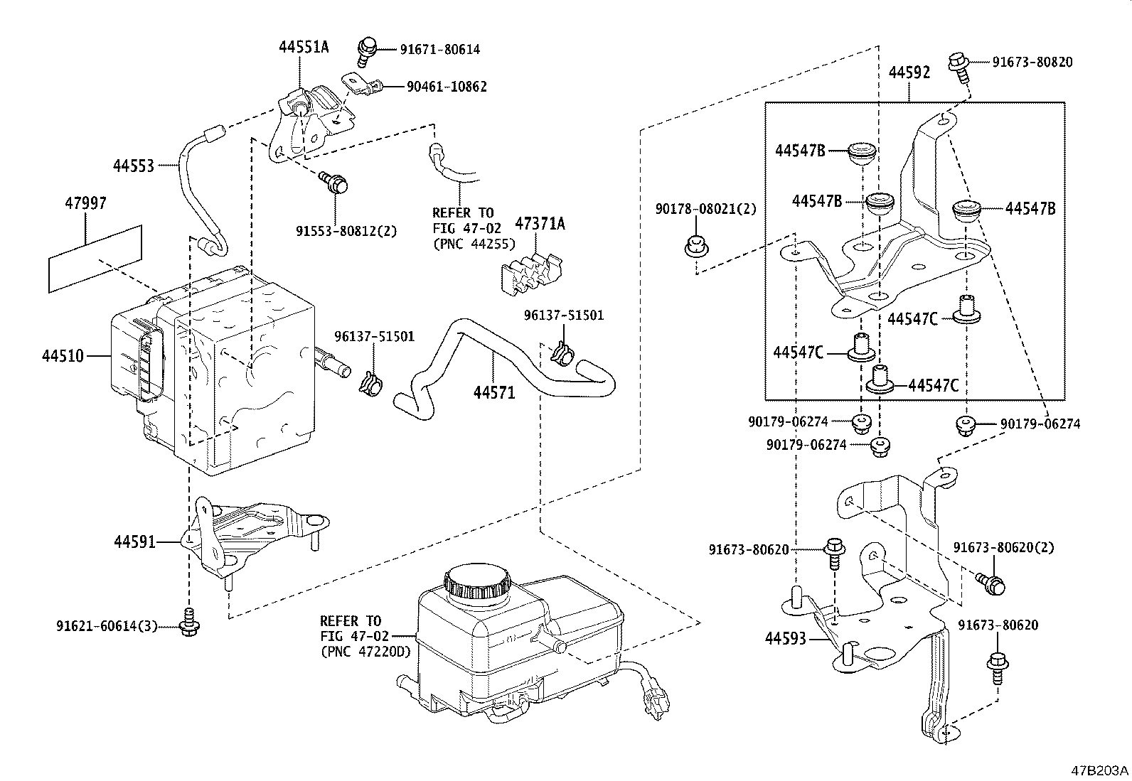 44050-30K21 ACTUATOR ASSY, BRAKE product image