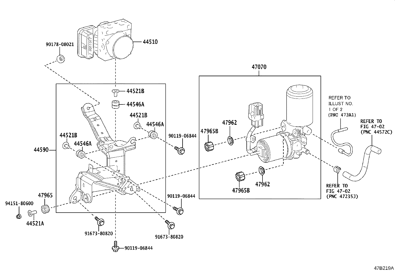 44050-33B60 ACTUATOR ASSY, BRAKE product image