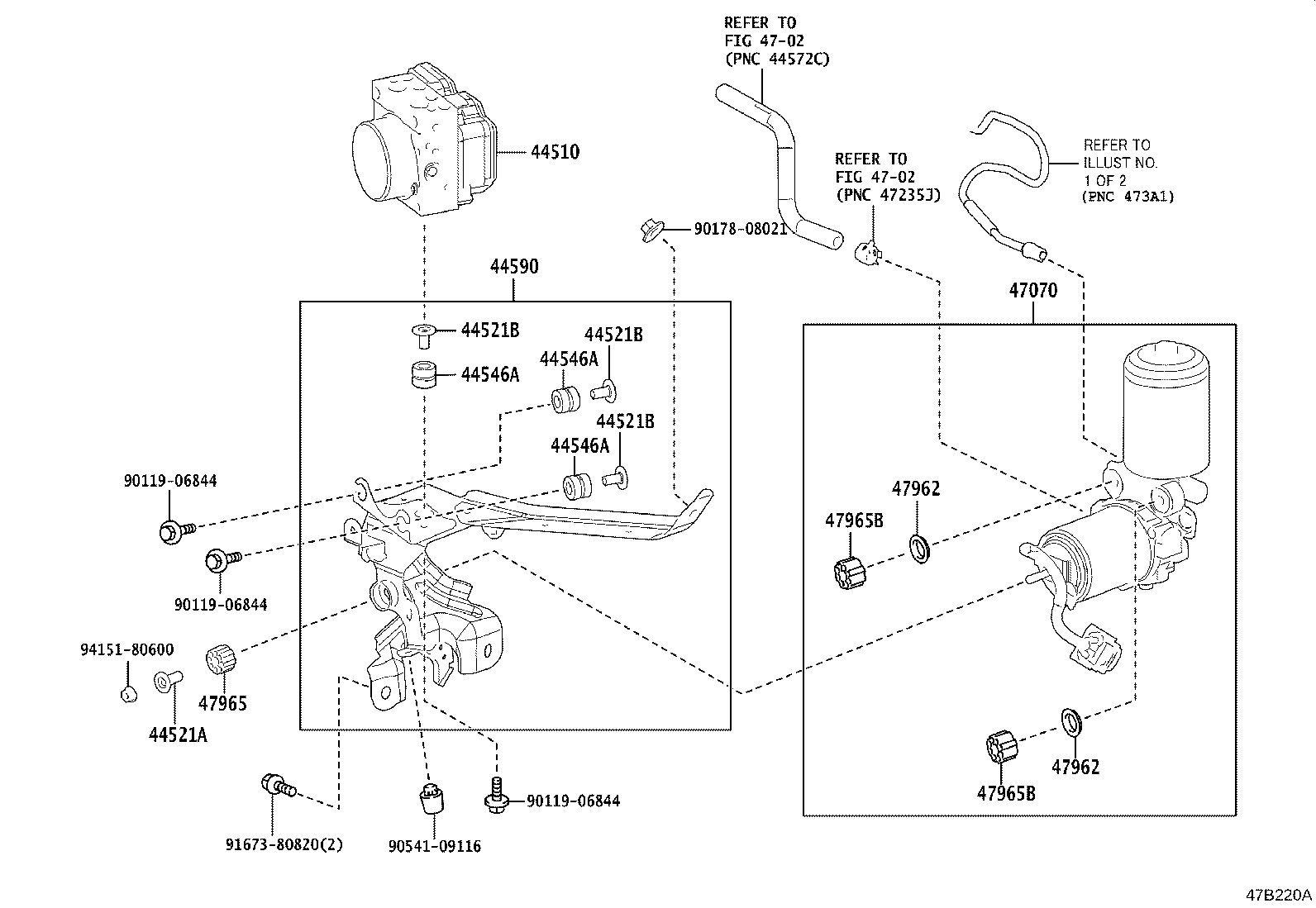 44050-33B60 ACTUATOR ASSY, BRAKE product image