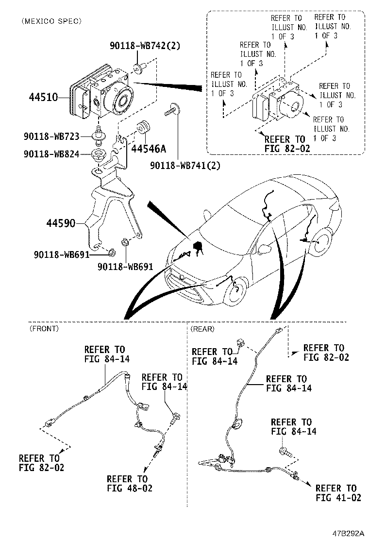 44050-WB002 ACTUATOR ASSY, BRAKE product image