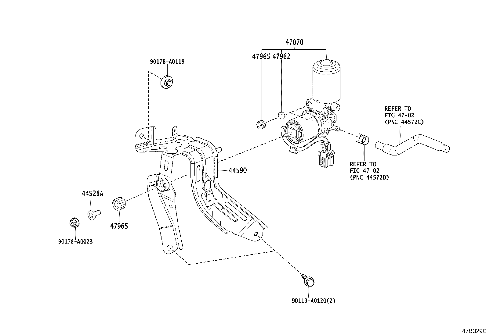 44050-0R690 ACTUATOR ASSY, BRAKE product image