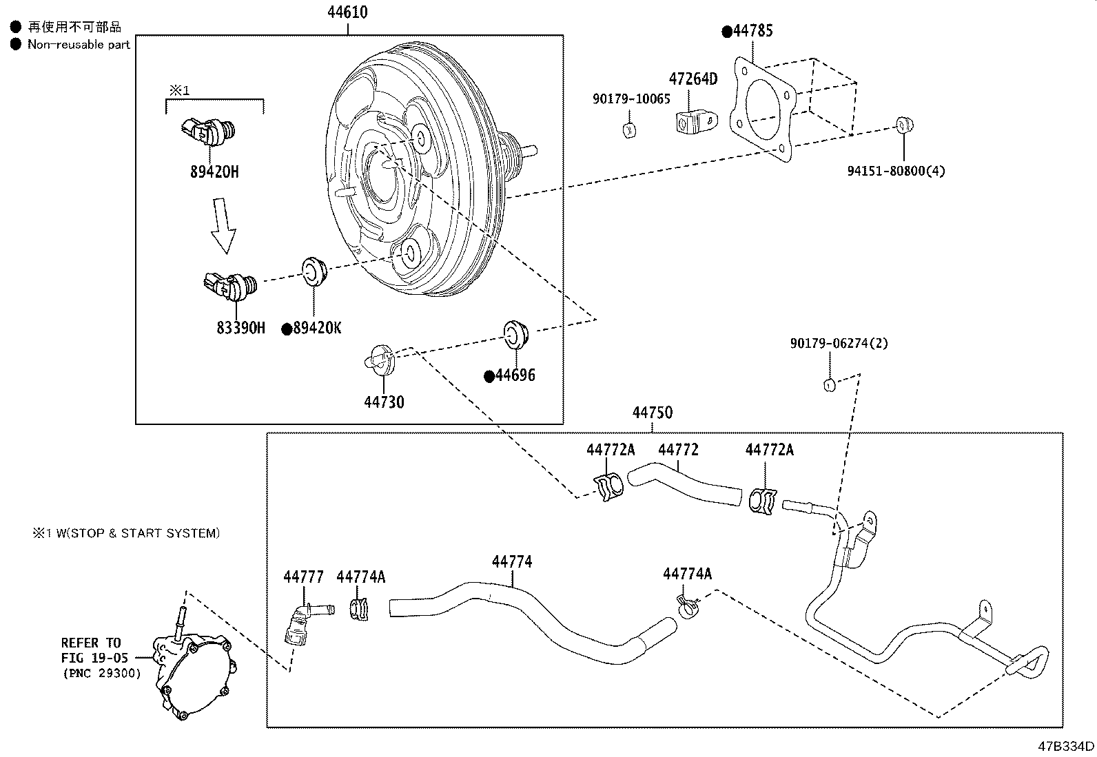 44610-76010 BOOSTER ASSY, BRAKE product image