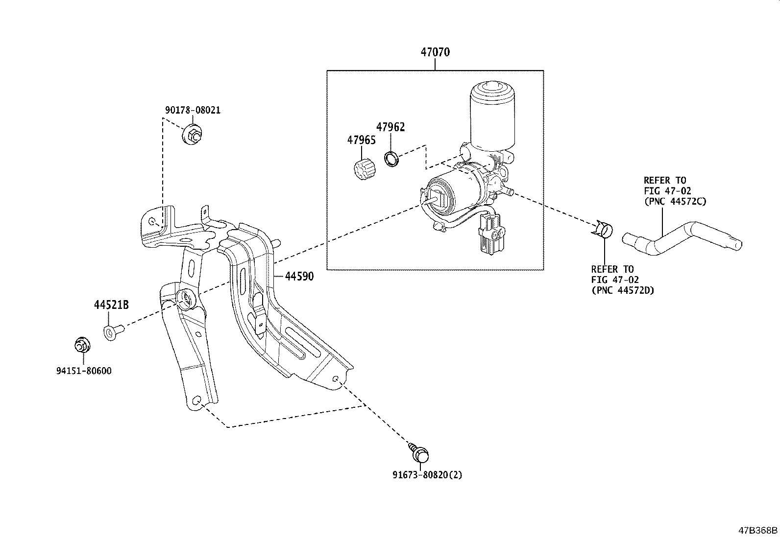 44050-42F80 ACTUATOR ASSY, BRAKE product image