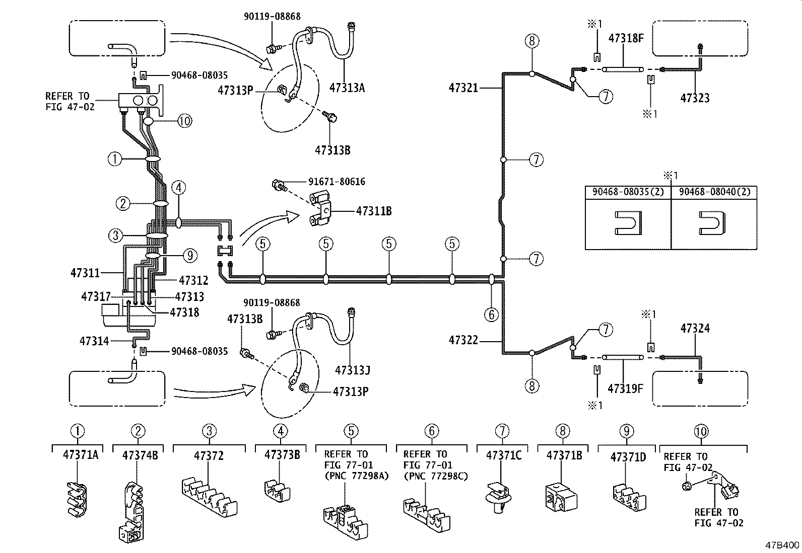 44590-12150 BRACKET ASSY, BRAKE ACTUATOR product image