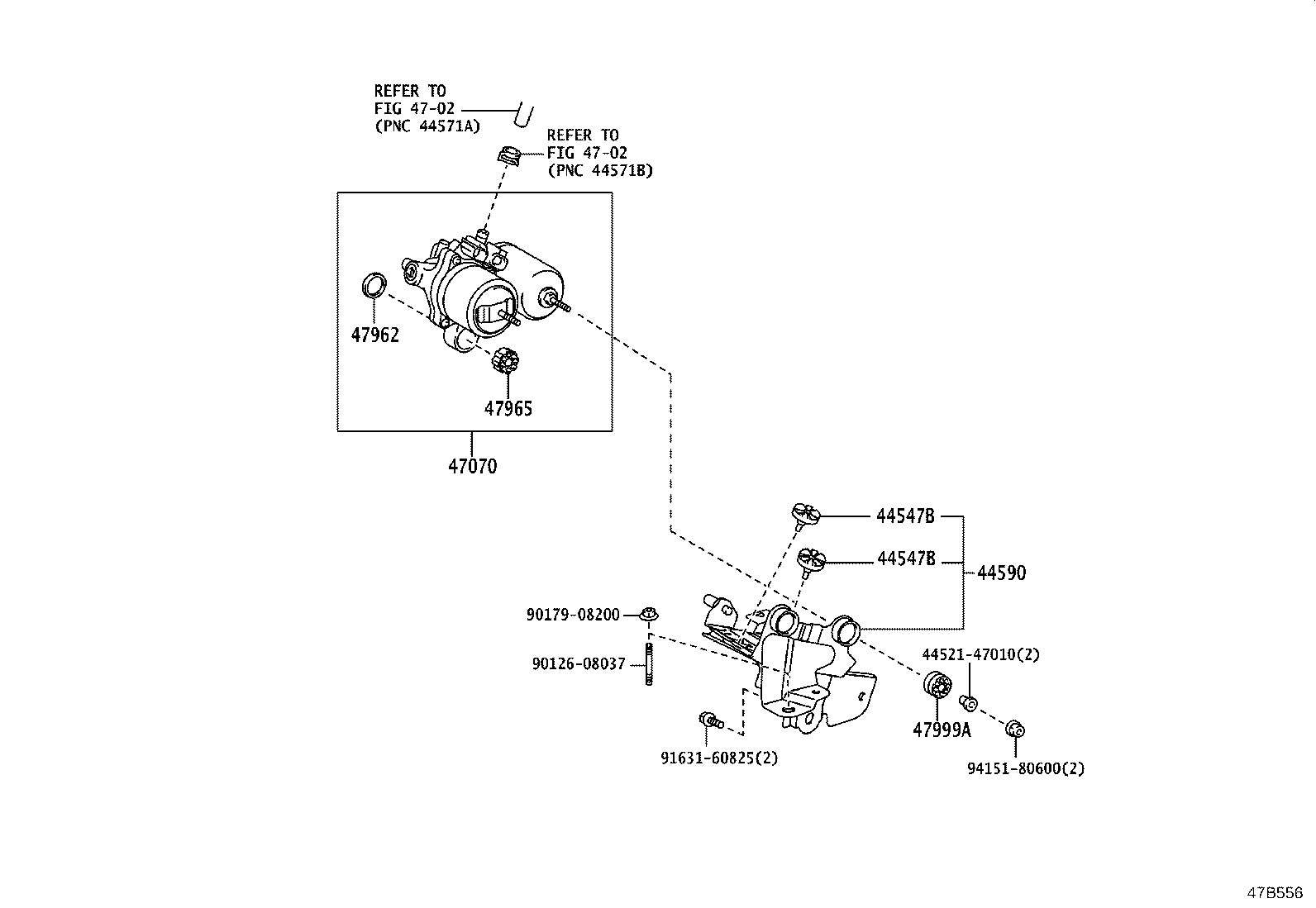 44050-52L91 ACTUATOR ASSY, BRAKE product image